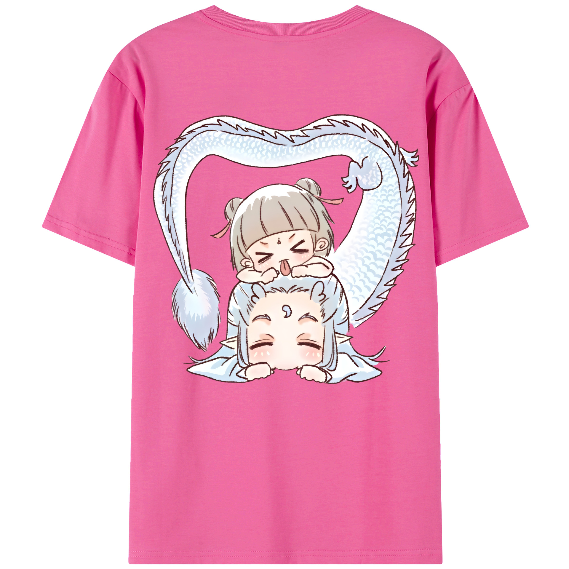 （画像用） Ne Zha 2 ナタ 魔童の大暴れ レディース半袖Tシャツ(バックプリント)